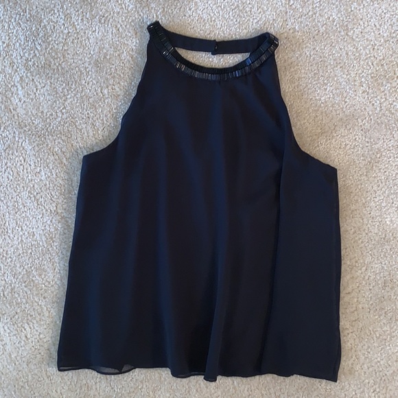 Jennifer Lopez Beaded Top, Size Medium, Black - Picture 12 of 12